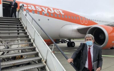 What it&apos;s like to take the first easyJet flight after 11 weeks of being grounded