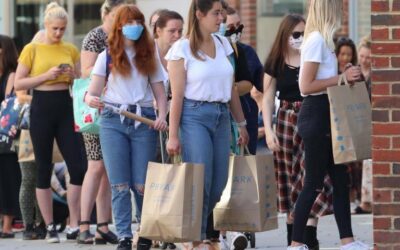 Retail sales jump 12 per cent as lockdown eases and shops begin to reopen