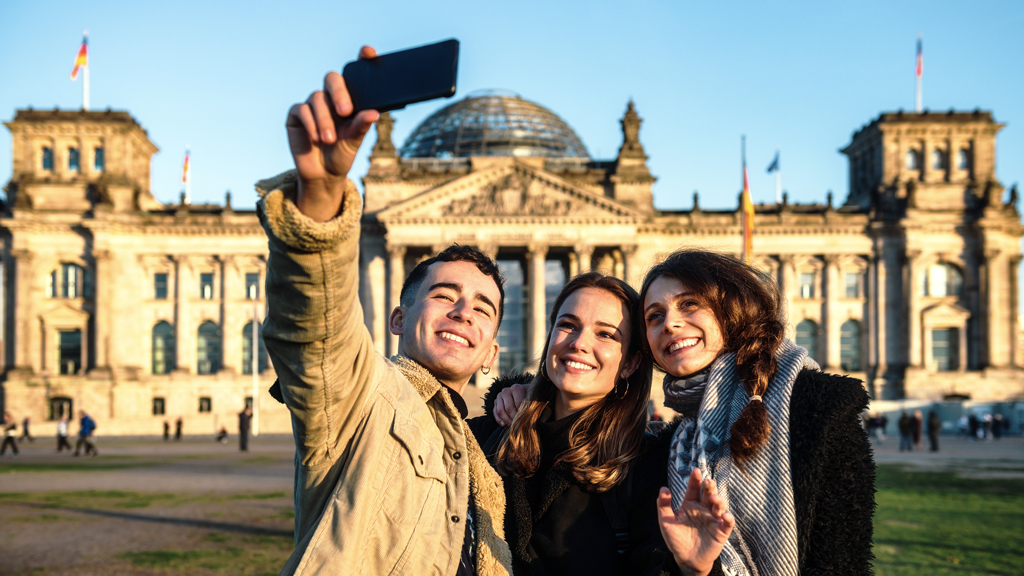 Young adults in Berlin