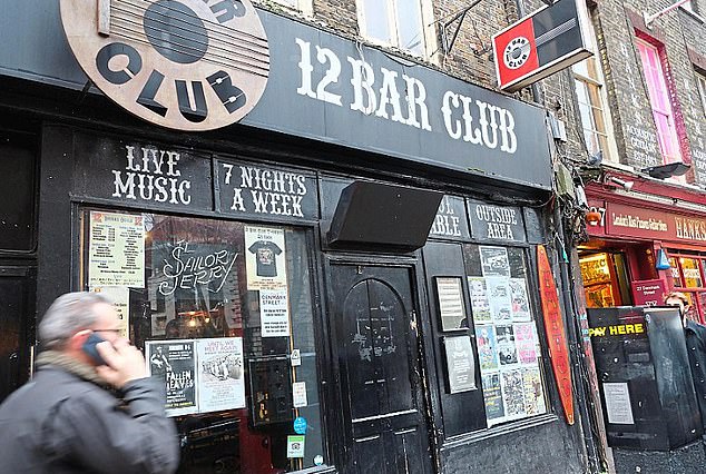 Legendary: The 12 Bar Club, where artists including Jeff Buckley, The Libertines and the young Adele have performed, has been boarded up for five years