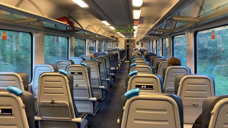 Commuter trains remain quiet