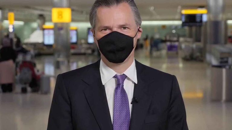 Heathrow Airport Chief Executive John Holland-Kaye