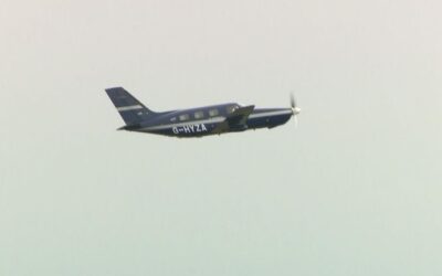 World's first hydrogen-powered commercial aircraft takes to the skies above Bedfordshire