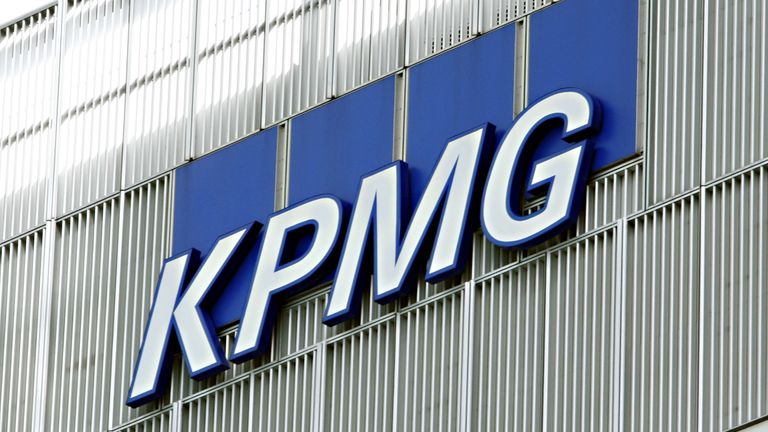 The KPMG building in Canary Wharf