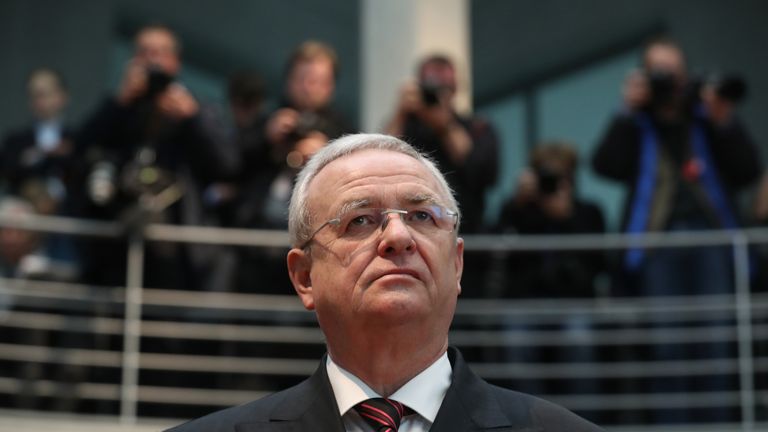 Martin Winterkorn quit as chief executive of the VW group shortly after the diesel emissions scandal came to light