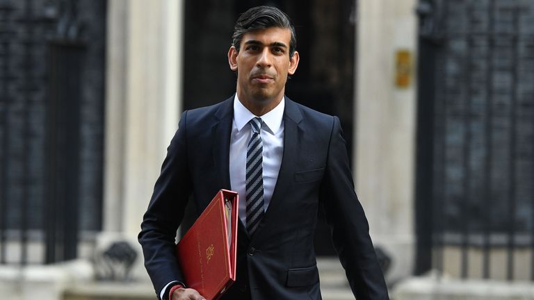 The chancellor, Rishi Sunak