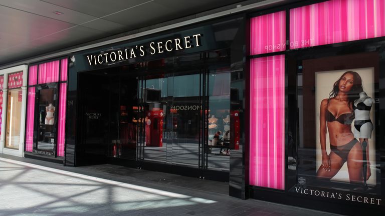 A Victoria's Secret store is pictured in Liverpool