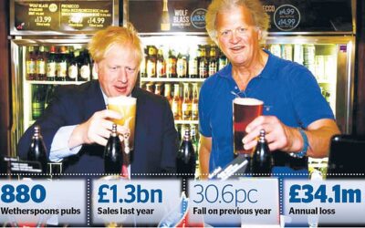 Wetherspoons boss blasts PM Boris Johnson on lockdowns