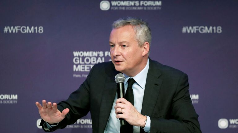 Bruno Le Maire said Brexit has come at an 'exorbitant' price