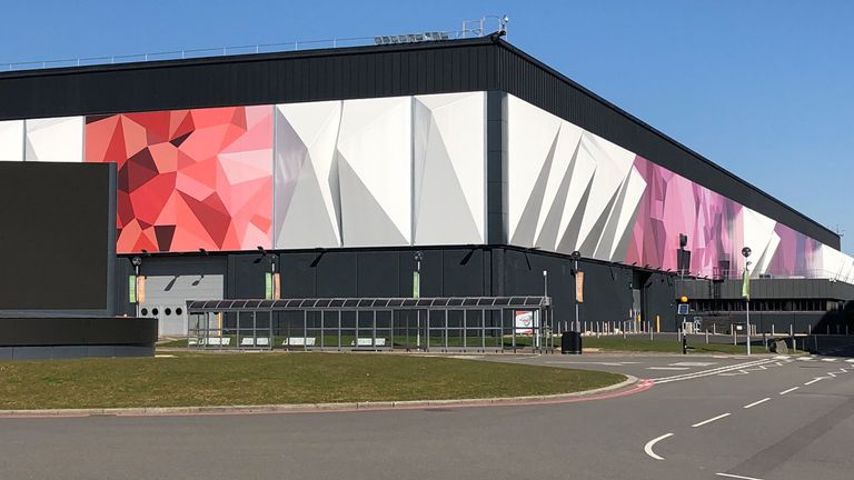 The National Exhibition Centre in Birmingham, amid speculation the NEC will be turned into a temporary hospital during the Covid-19 pandemic. Bosses at the venue, close to Birmingham Airport, have said they "stand ready" to help the NHS "with immediate effect" if the call comes from the Government. PA Photo. Picture date: Wednesday March 25, 2020. The sprawling NEC site, located off the M42 motorway, has 18 exhibition halls and plays host to dozens of high-profile conferences and shows each year