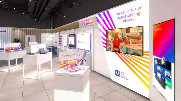 Sky plans to open its first store in Liverpool next week